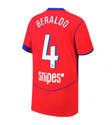 Paris Saint-Germain Lucas Beraldo #4 Replik 3rd trikot 2025-26 Kurzarm